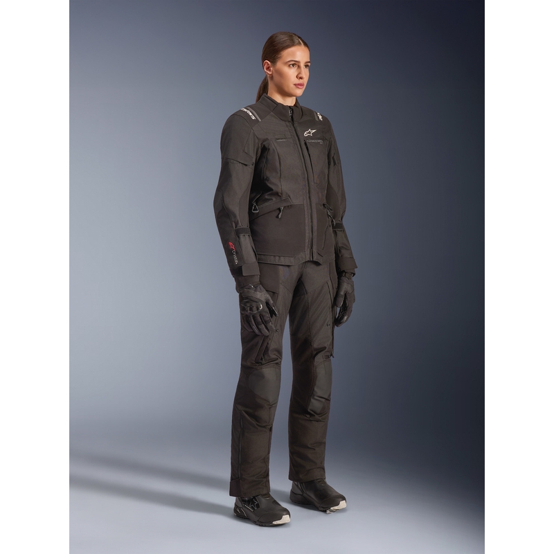 Motorcykeljakke Alpinestars Stella Andes V4 Drystar Dame, Sort