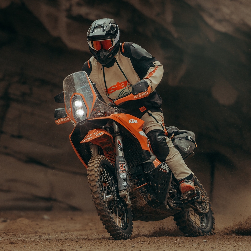 Motorcykeljakke Alpinestars Halo PRO Drystar XF Cremefarvet/Sort/Rød