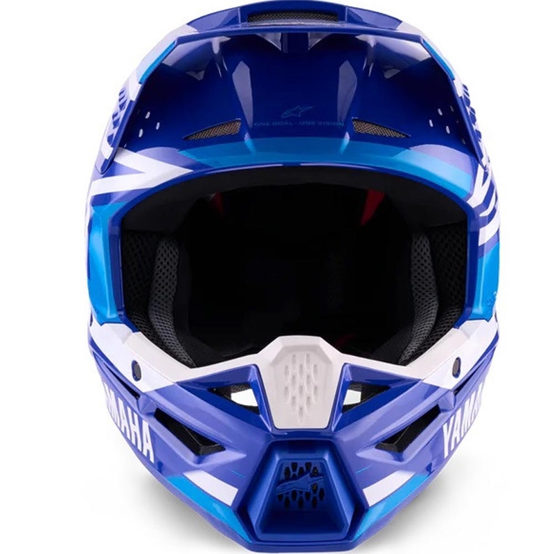 Børne motocross hjelm Alpinestars S-M3 YAMAHA kollektion blå-hvid