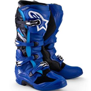 Alpinestars TECH 7 YAMAHA motocrossstøvler blå-hvid-sort kollektion