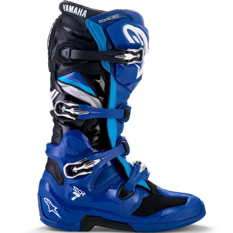 Alpinestars TECH 7 YAMAHA motocrossstøvler blå-hvid-sort kollektion