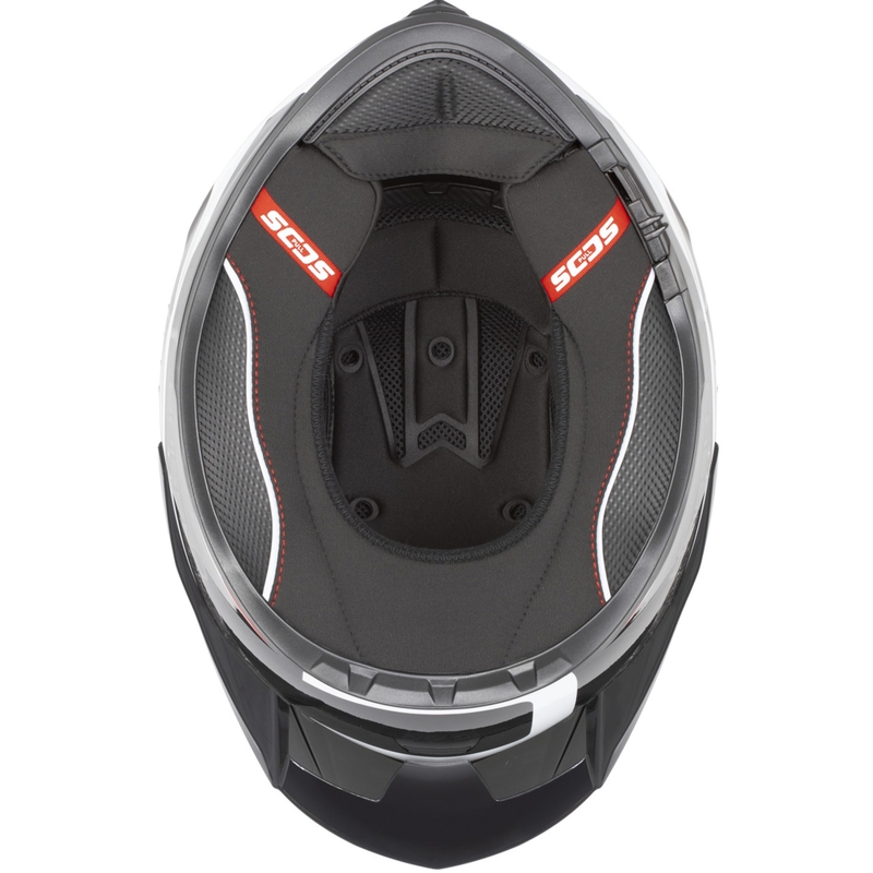 Cassida Integral GTS 2.1 Mega fullface motorcykelhjelm sort-fluo gul-hvid