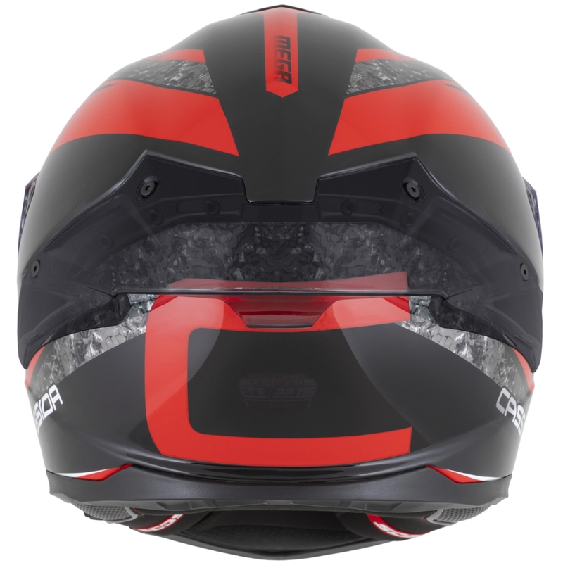 Cassida Integral GTS 2.1 Mega fullface motorcykelhjelm sort-rød-hvid