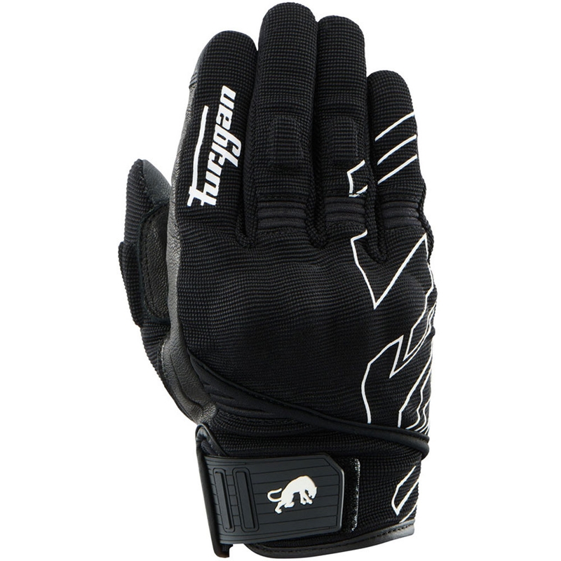 Furygan Jet Neon D3O® Evo dame motorcykelhandsker sort-hvid