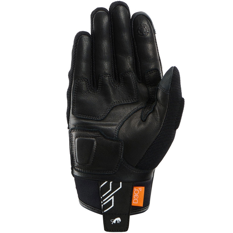 Furygan Jet Neon D3O® Evo dame motorcykelhandsker sort-hvid