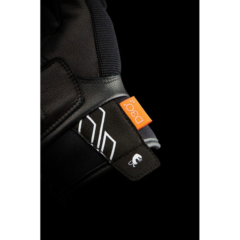 Furygan Jet Neon D3O® Evo dame motorcykelhandsker sort-hvid