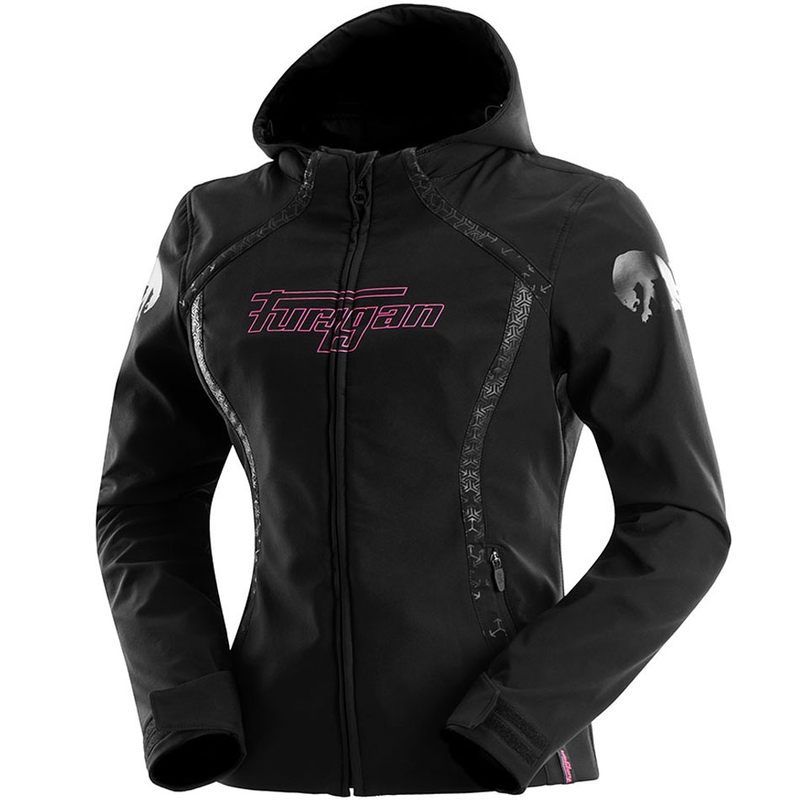 Furygan Skye dame motorcykeljakke sort-pink