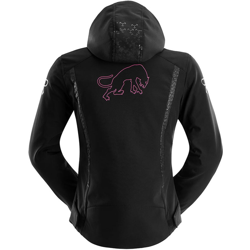 Furygan Skye dame motorcykeljakke sort-pink