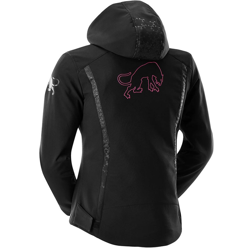 Furygan Skye dame motorcykeljakke sort-pink