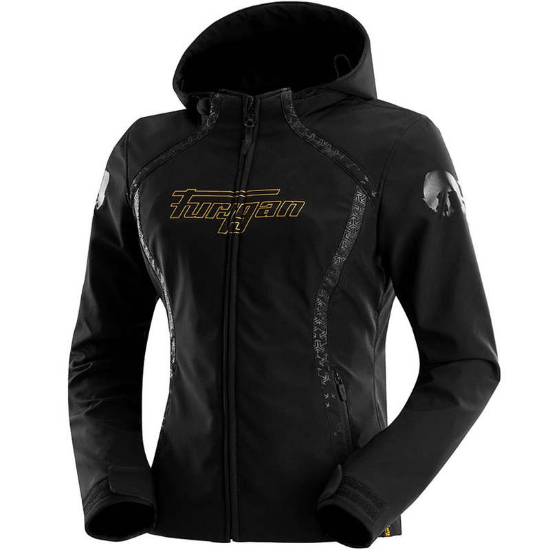 Furygan Skye dame motorcykeljakke sort-guld