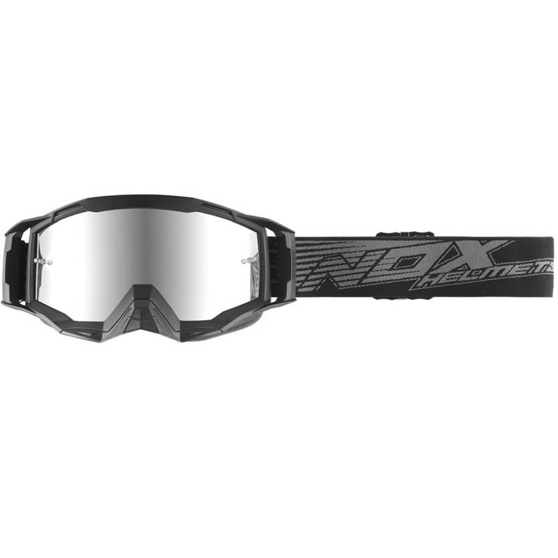 NOX Spectre motocrossbriller sort-grå