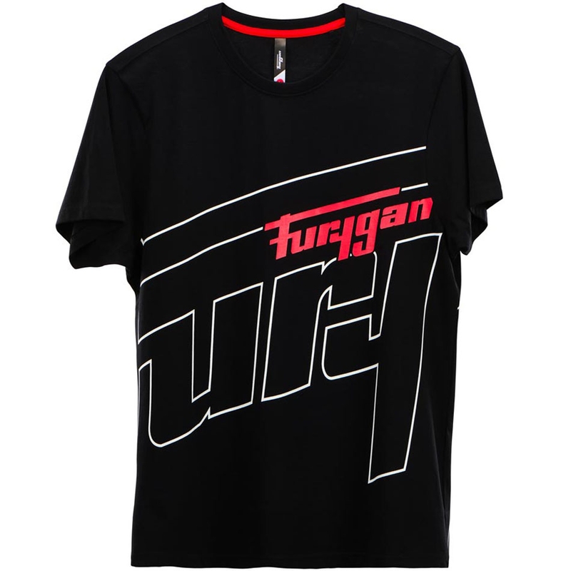 Furygan Rage T-shirt sort-hvid-rød