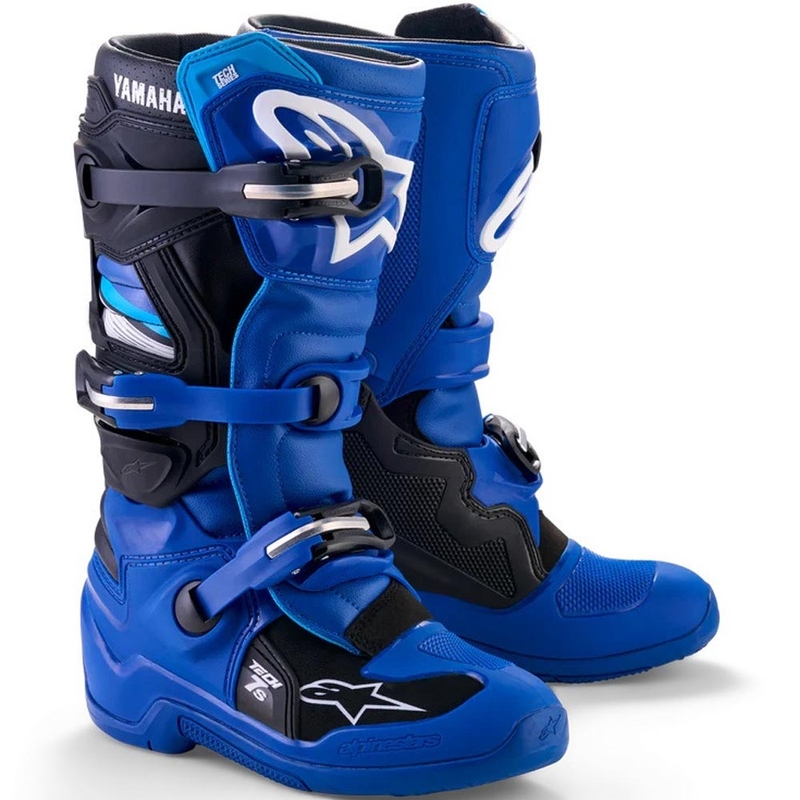 Alpinestars TECH 7 S YAMAHA børne motocross støvler blå-hvid-sort kollektion