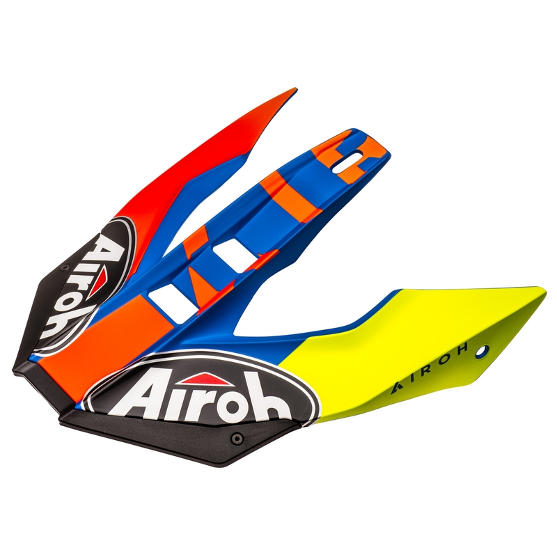 Visir til motorcykelhjelme Airoh Twist 2.0 Lift mat cyan