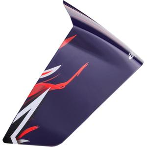Aerodynamisk spoiler til motorcykelhjelme Alpinestars Supertech R10 FLYTE racingprofil mat blå-rød-hvid