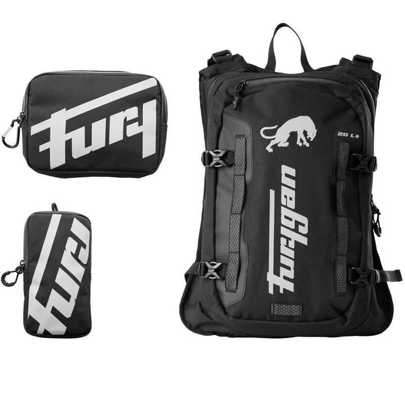 Furygan ADV 20L+ rygsæk sort-hvid