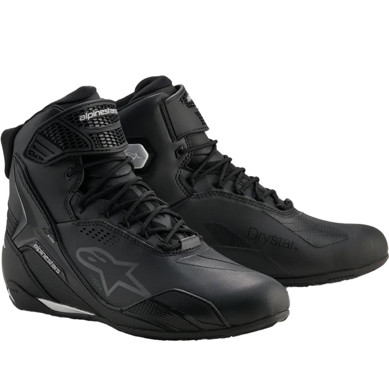 Alpinestars Stella Faster-4 Drystar dame motorcykelstøvler sort-sølv