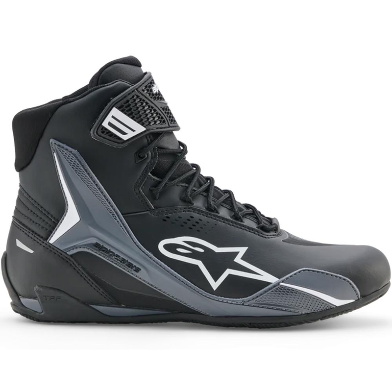 Alpinestars Faster-4 Drystar motorcykelstøvler sort-mørkegrå-hvid