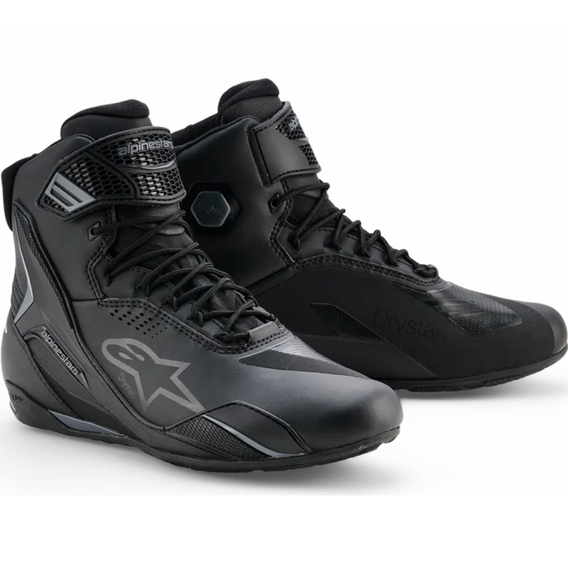 Alpinestars Faster-4 Drystar motorcykelstøvler sort-mørkegrå