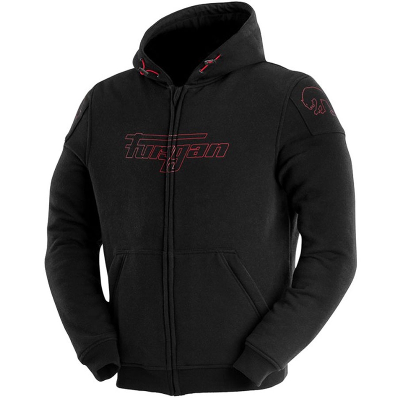 Furygan Livio X Kevlar® motorcykeljakke sort-rød