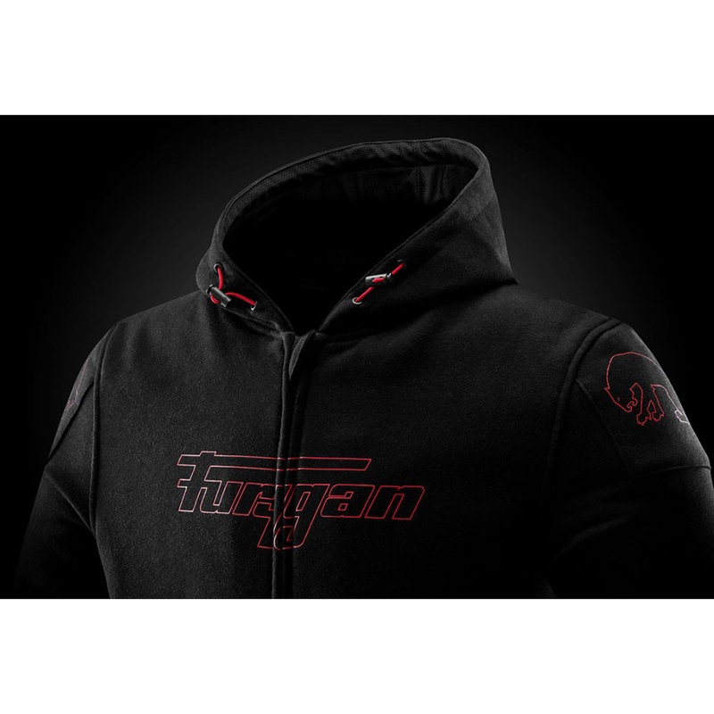 Furygan Livio X Kevlar® motorcykeljakke sort-rød