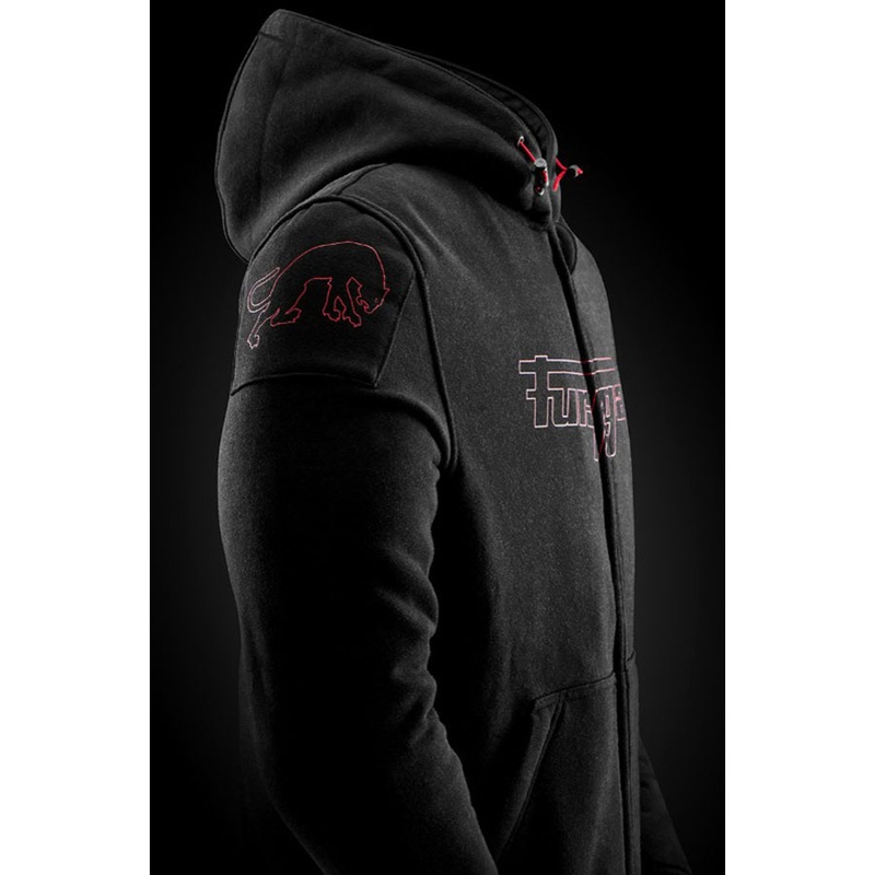 Furygan Livio X Kevlar® motorcykeljakke sort-rød