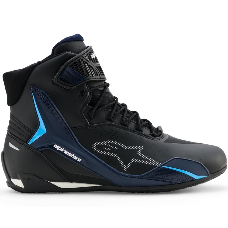 Alpinestars Faster-4 Drystar motorcykelstøvler sort-blå-hvid