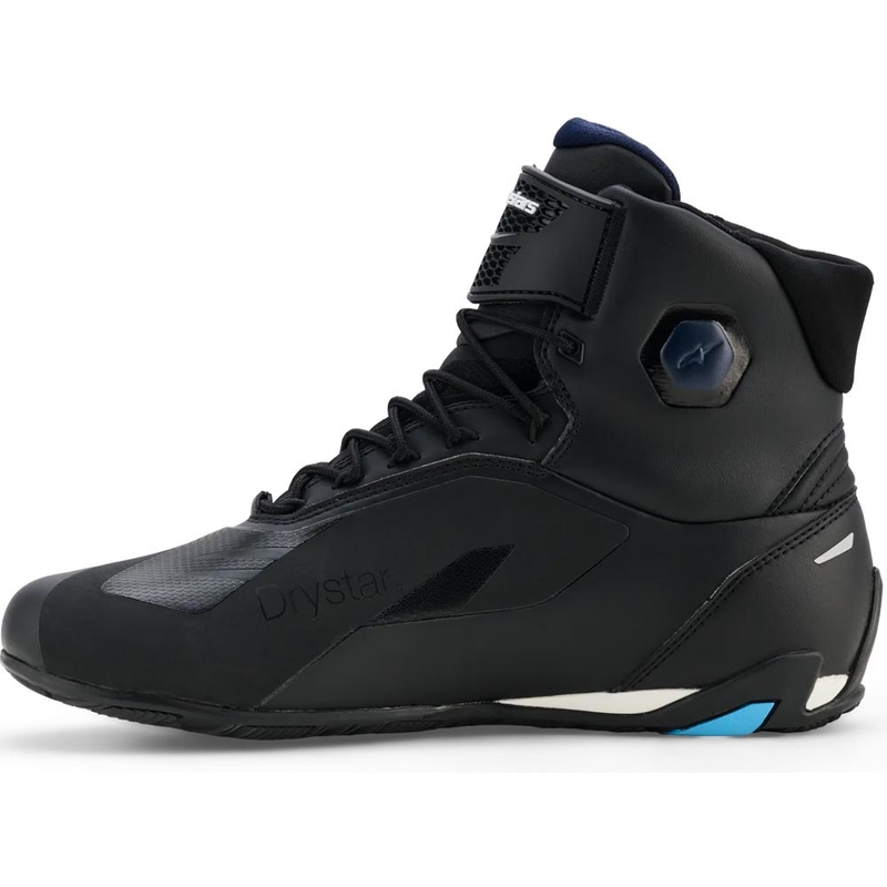 Alpinestars Faster-4 Drystar motorcykelstøvler sort-blå-hvid