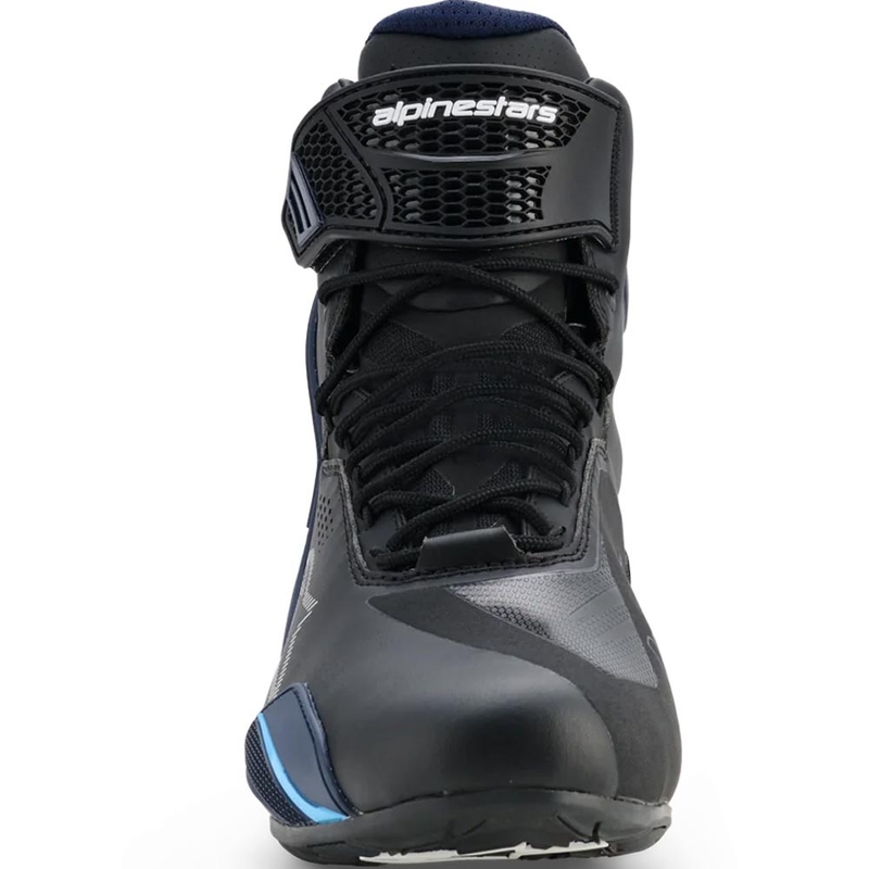 Alpinestars Faster-4 Drystar motorcykelstøvler sort-blå-hvid
