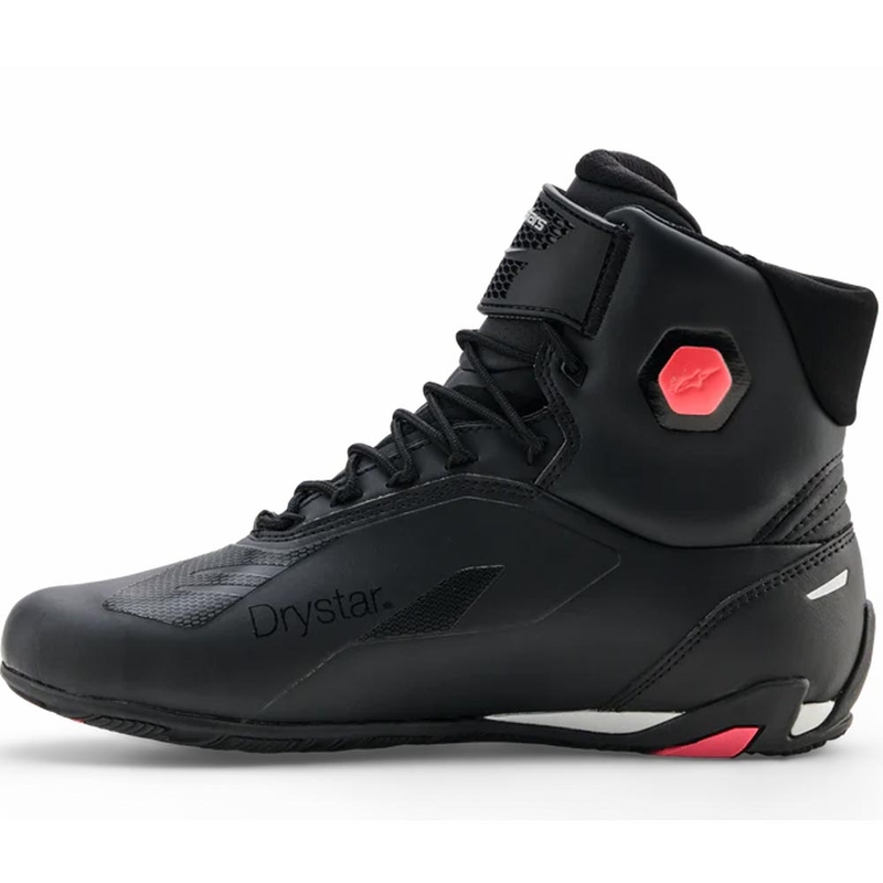 Alpinestars Stella Faster-4 Drystar dame motorcykelstøvler sort-grå-rød