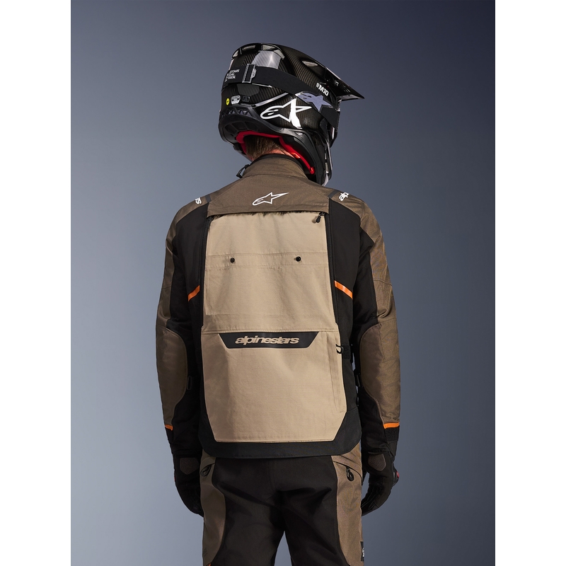 Alpinestars Cusco Drystar motorcykeljakke brun-sort