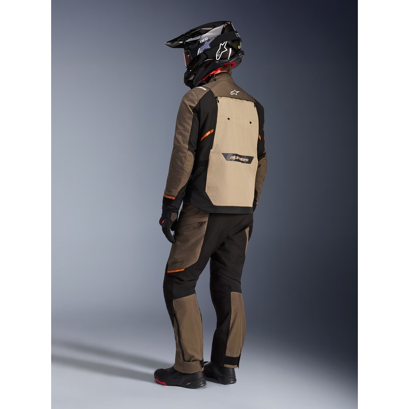 Alpinestars Cusco Drystar motorcykeljakke brun-sort