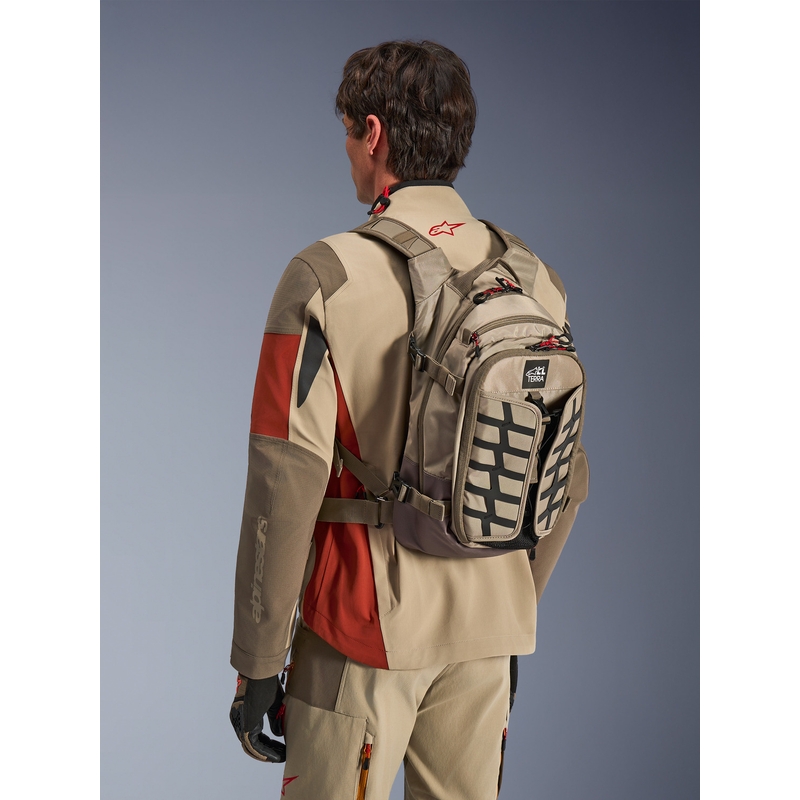 Alpinestars AT-15 motorcykelrygsæk sand-orange 15 l