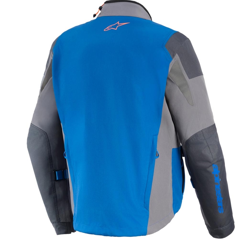 Alpinestars Maxdura Drystar XF motorcykeljakke blå-mørkegrå