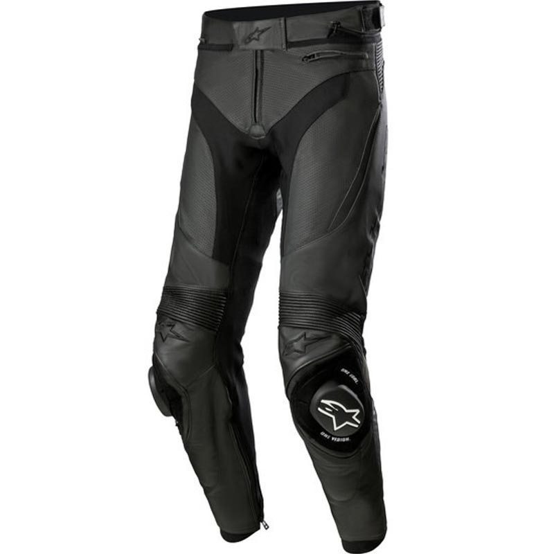 Alpinestars Missile 3 Airflow læder motorcykelbukser, sort