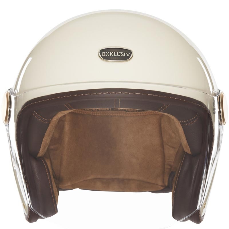 NOX Exklusiv Kulte 2 open face motorcykelhjelm beige
