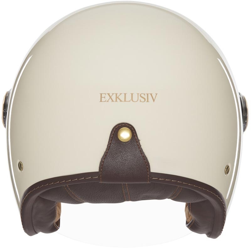 NOX Exklusiv Kulte 2 open face motorcykelhjelm beige