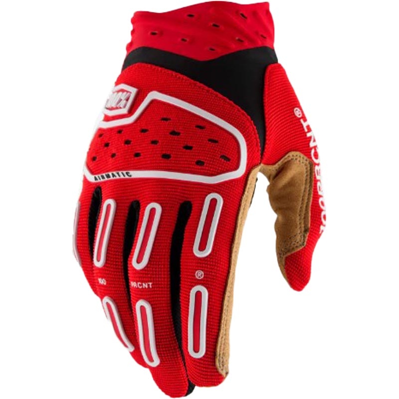 Motocrosshandsker 100% Airmatic 2 rød-sort