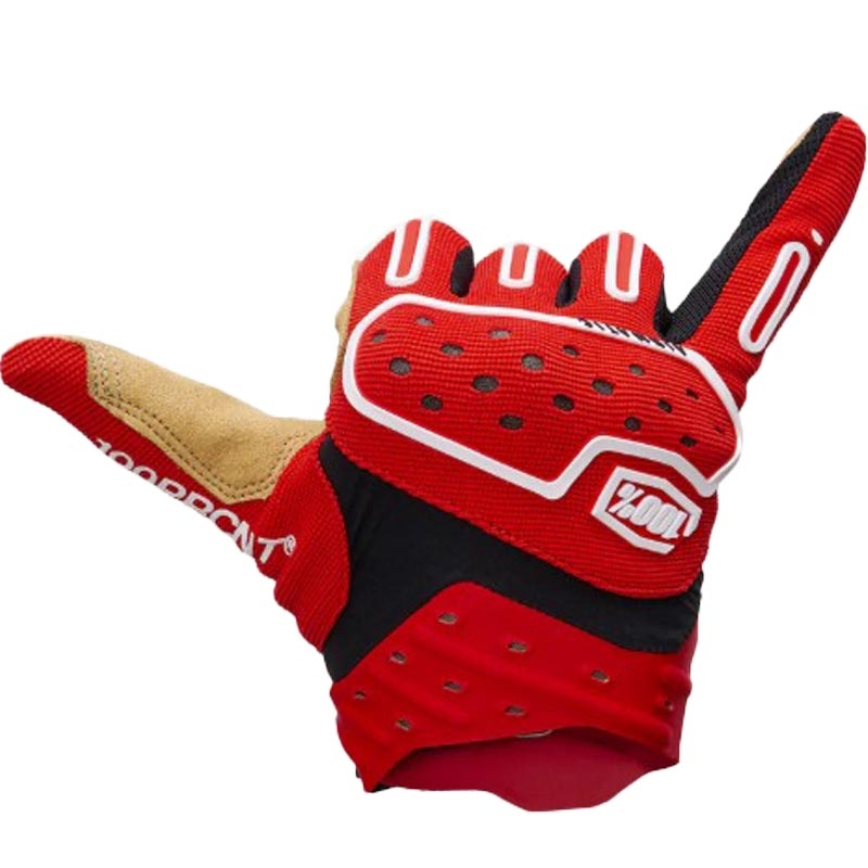 Motocrosshandsker 100% Airmatic 2 rød-sort