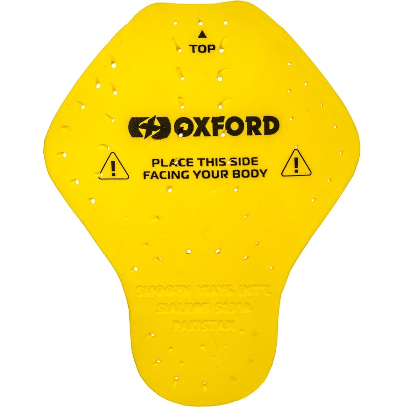 Rygbeskytter Oxford RB-Pi2 indsats CE2-certificering gul