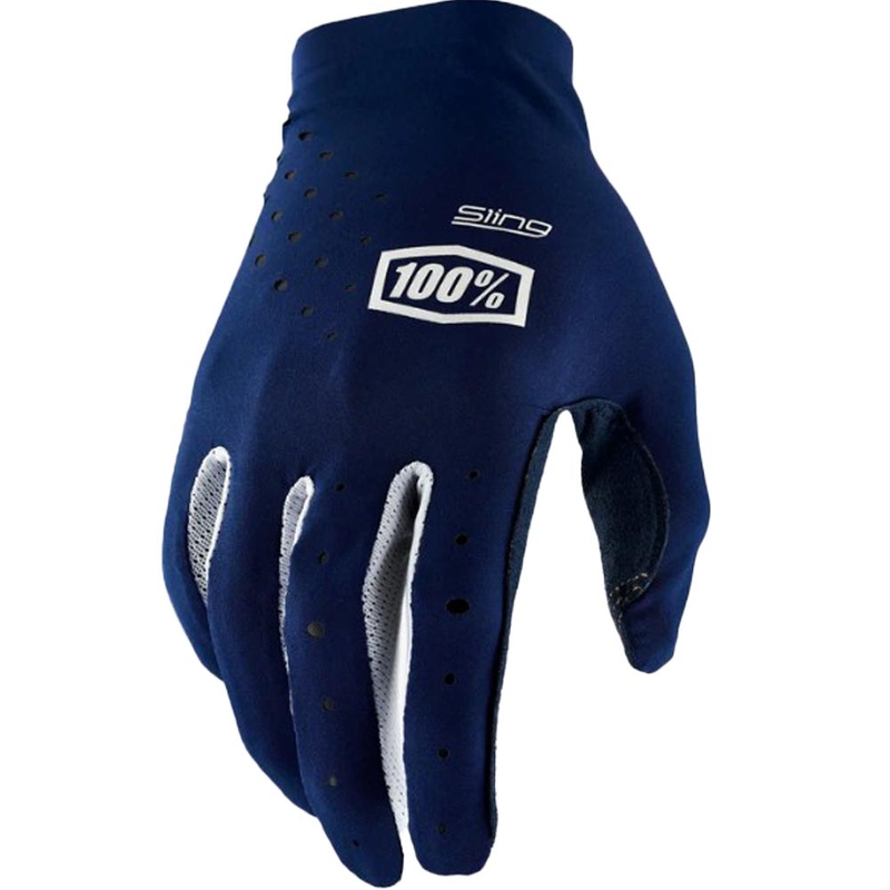 100% Sling MX blå motocrosshandsker