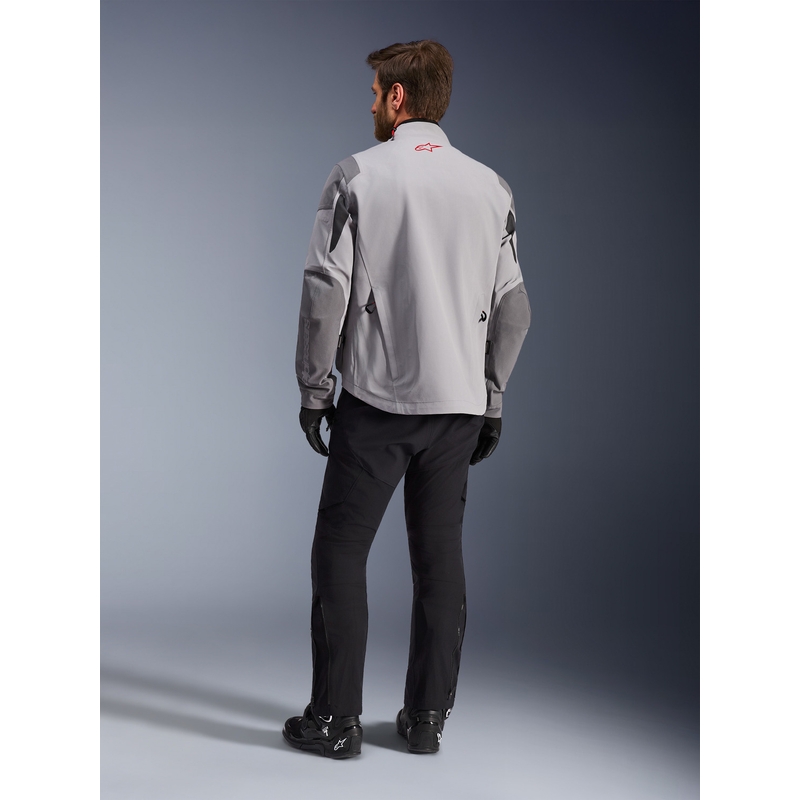 Alpinestars Maxdura Drystar XF motorcykeljakke lysegrå-mørkegrå
