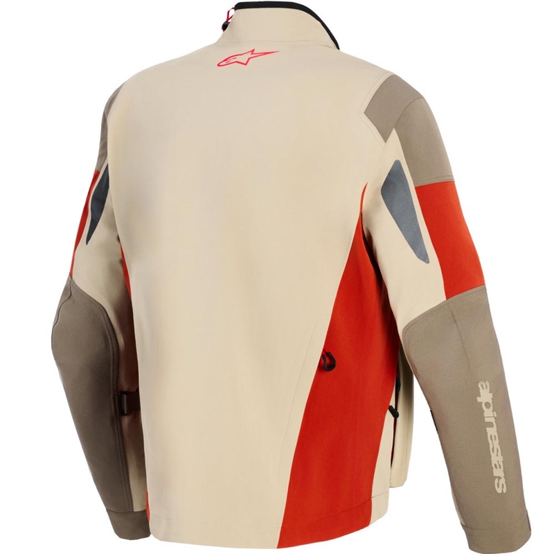 Alpinestars Maxdura Drystar XF motorcykeljakke brun-orange