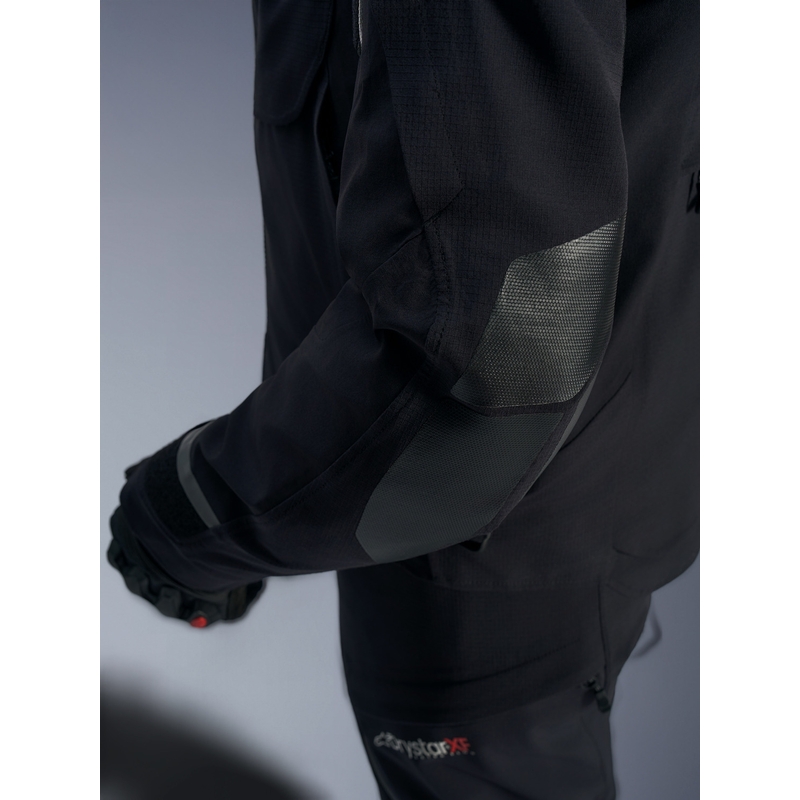 Alpinestars Andes PRO Drystar XF motorcykeljakke sort-mørkegrå