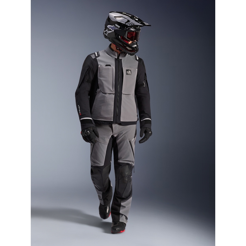 Motorcykeljakke Alpinestars Andes PRO Drystar XF, Mørkegrå-Sort