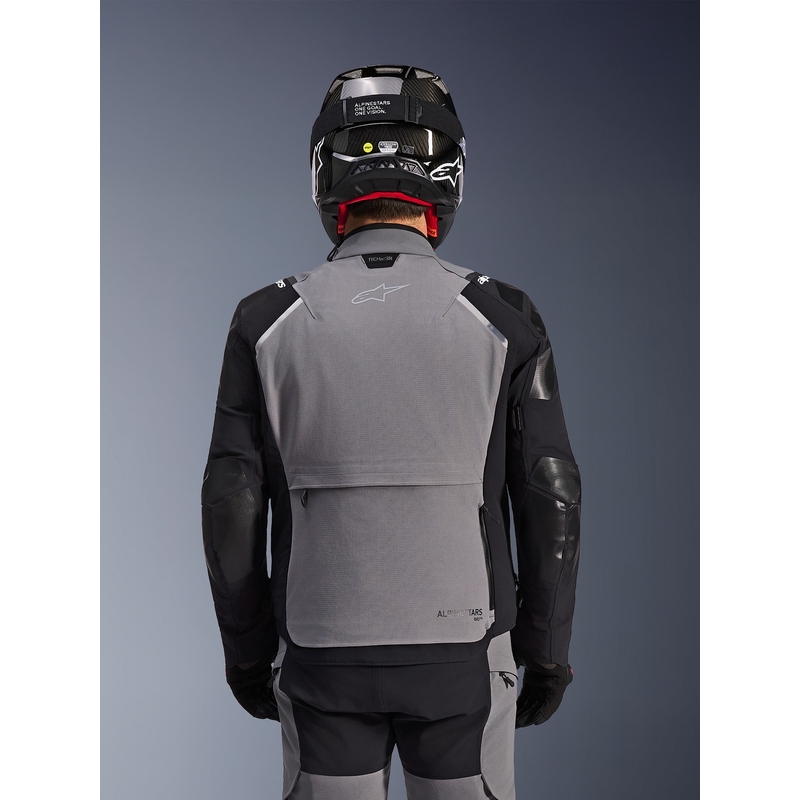 Motorcykeljakke Alpinestars Andes PRO Drystar XF, Mørkegrå-Sort