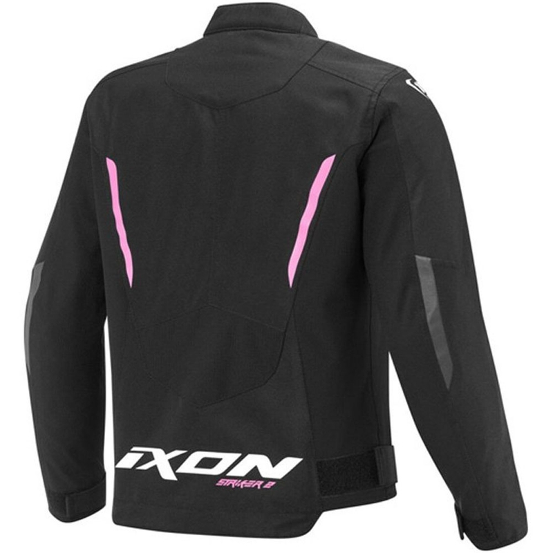Børne motorcykeljakke IXON Striker 2 sort-fluo pink