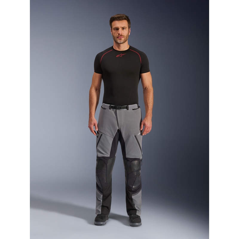Alpinestars Andes PRO Drystar XF motorcykelbukser mørkegrå-sort