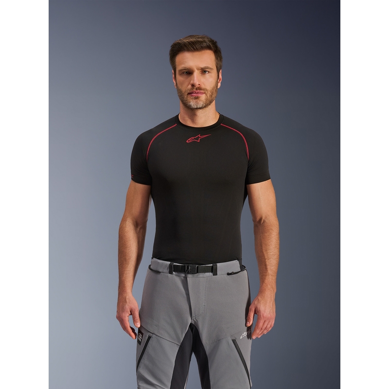 Alpinestars Andes PRO Drystar XF motorcykelbukser mørkegrå-sort