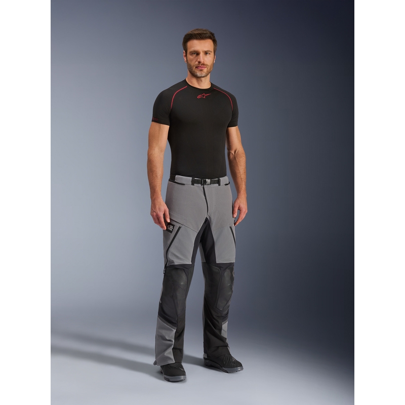 Alpinestars Andes PRO Drystar XF motorcykelbukser mørkegrå-sort
